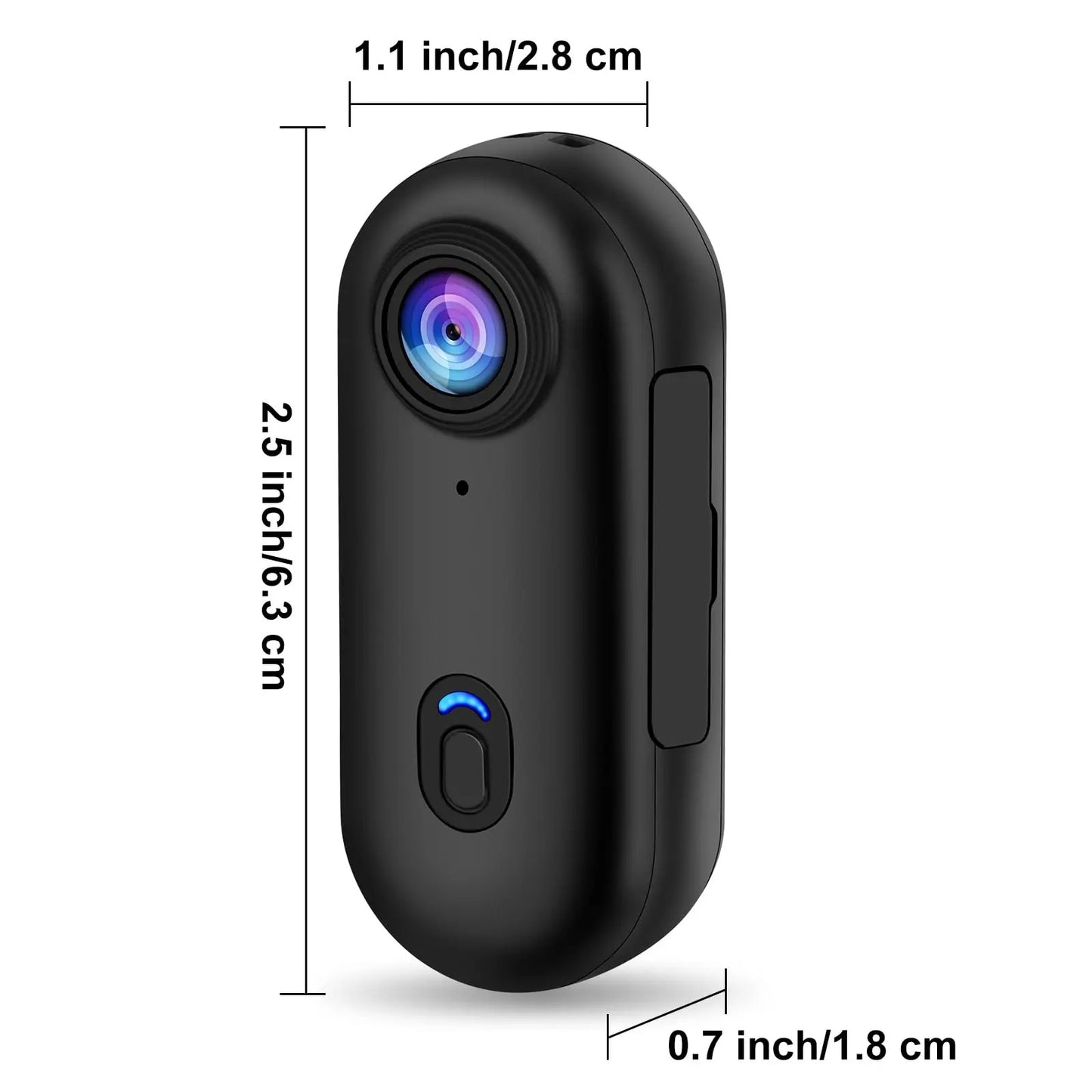 Thumb Action Body Camera 4K With FREE 128 GB Micro SD